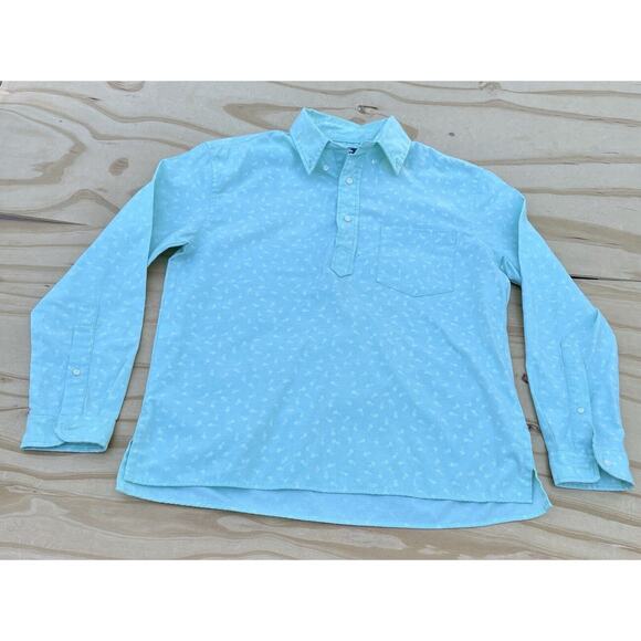 CHUBBIES The Nutter Mens Flannel Pullover Pineapple Long Sleeve Shirt‎ SIZE M - Picture 1 of 7